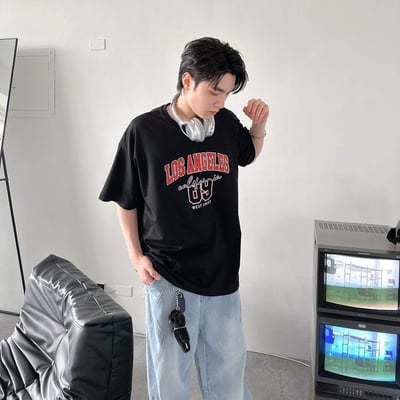 【現貨】LOS ANGELES 89 美式印花短T15