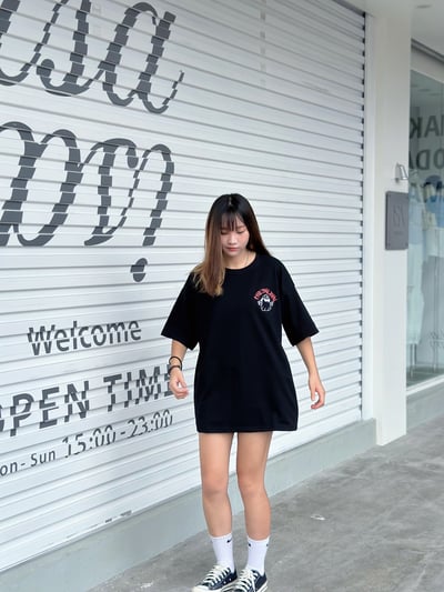 【現貨】反光炫彩墨鏡幽靈短T7