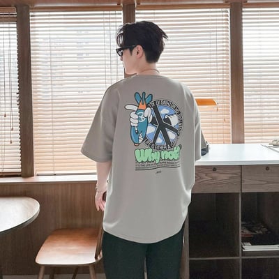 【現貨】Why not 和平標炸彈印花短T3