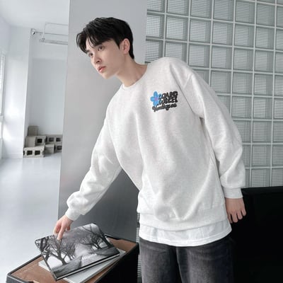 【現貨】發泡字母花朵印花大學T4