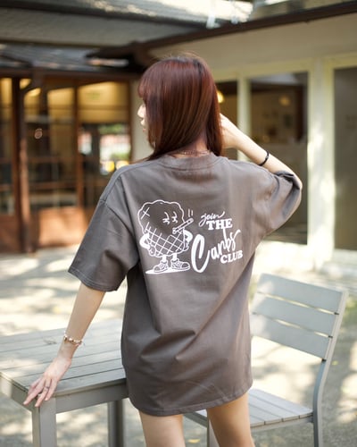 【現貨】join THE Carbs CLUB抽菸爆米花印花短T6