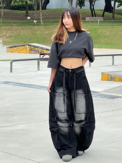 【粉絲限定!秋冬開場最狠套裝】街頭解構超殺套裝9