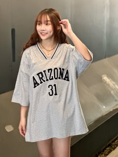 【限時爆款預購價】刺繡棒球運動寬鬆短T6