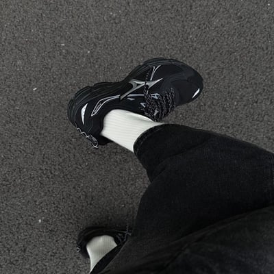 【爆款！預訂】MIZUNO SPEED 10S BLACK 復古運動鞋慢跑鞋 黑｜D1GH2406055