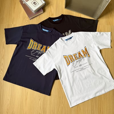 DREAM立體電繡休閒短T11