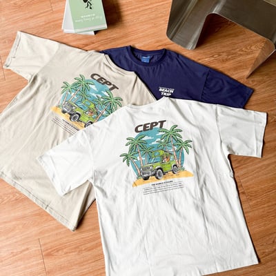 【現貨】CEPT露營小熊吉普車短T12