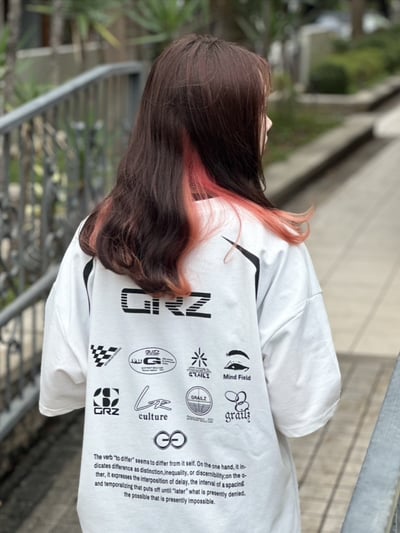 【現貨】賽車風徽章印花短T7