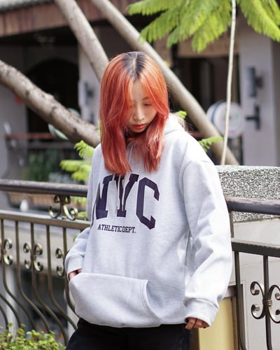 【現貨】NYC印花刷毛帽T3