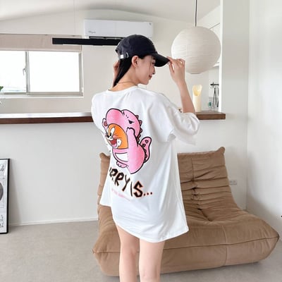 【現貨】TOM&JERRY手繪感印花短T4