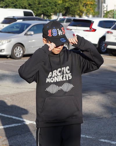 【現貨】背後滿版搖滾電音刷毛帽T7