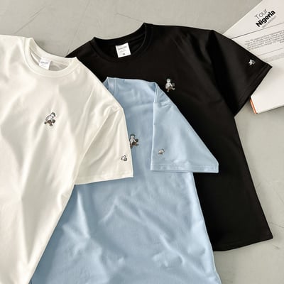 【細節控必入現貨】刺繡滑板小人短T8