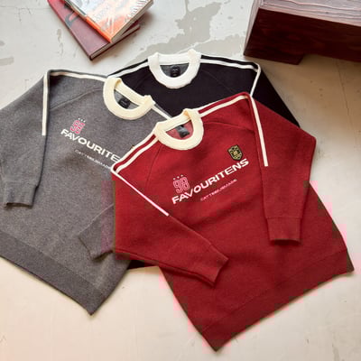 【現貨】FAVOURITENS 98撞色織帶毛衣13