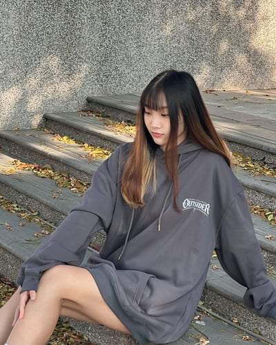 【狠貨新品現貨】鎖鏈肋骨牛奶絨帽T7