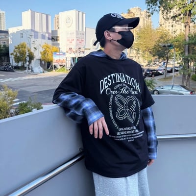 【撞衫率極低!!!現貨】變形蟲文字短T5