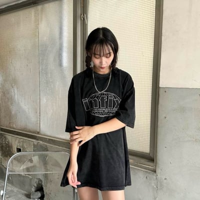 【現貨】INFIX貼布電繡水洗短T1