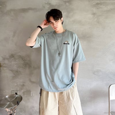 【現貨】HEALTH柴犬舉重印花短T4