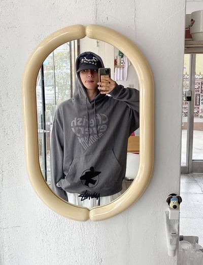 【廠商斷貨最後機會】Cherish every moment愛心英字印花帽T2