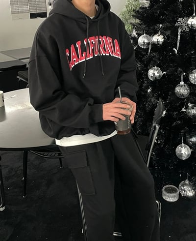 【現貨】CALIFORNIA簡約牛奶絨帽T4