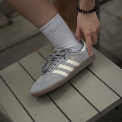 【質感麂皮灰】Adidas Samba ADV 水泥灰 深灰 復古德訓鞋 ｜HQ75413
