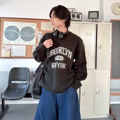 【現貨】BROOKLYN圓領毛衣2