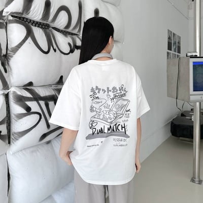 【現貨】日文行李箱貓咪短T2