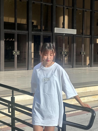 【現貨】胖胖手指英文短T8