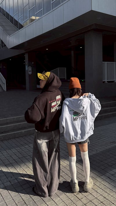 【現貨】街頭MPOK1990刷毛短寬連帽外套4