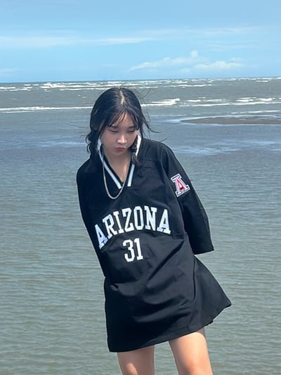 【限時爆款預購價】刺繡棒球運動寬鬆短T1