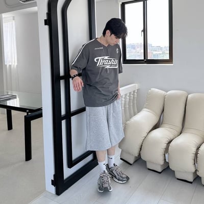 【現貨】Thrashin肩袖撞色賽車風短T7