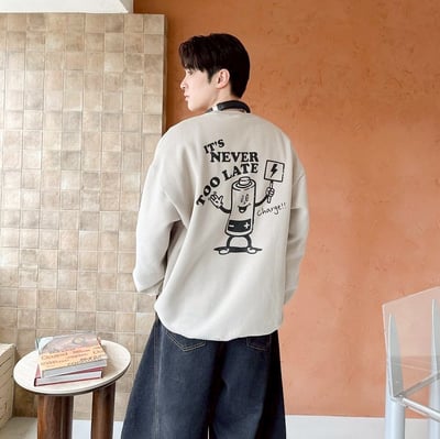 【現貨】電池先生印花大學T4