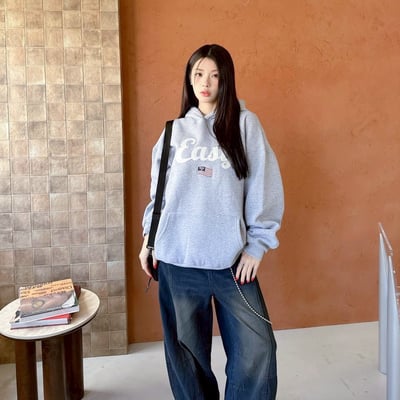 【現貨】Easy美國旗刺繡帽T9