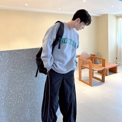 【現貨】BOSTON印花大學T6