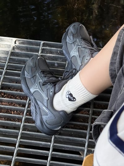 【爆款！預訂】MIZUNO Spark CN 炭灰 灰黑 碳黑 復古休閒鞋 老爹鞋 美津濃｜ D1GH2428016