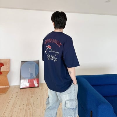 【現貨】NEW YORK滑板狗短T6