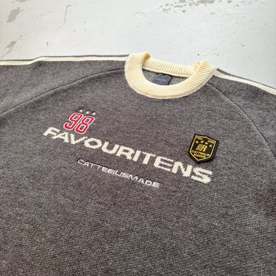 【現貨】FAVOURITENS 98撞色織帶毛衣15