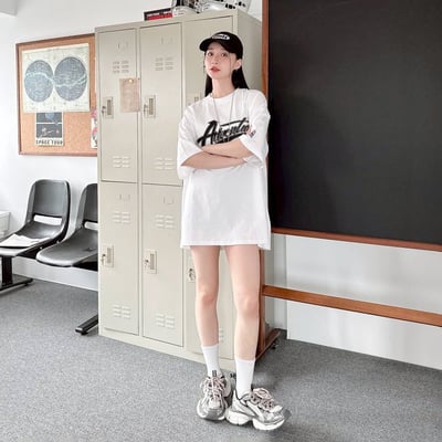 【SORONA® 涼感現貨】CRITICAL美式撞色車線貼布短T5