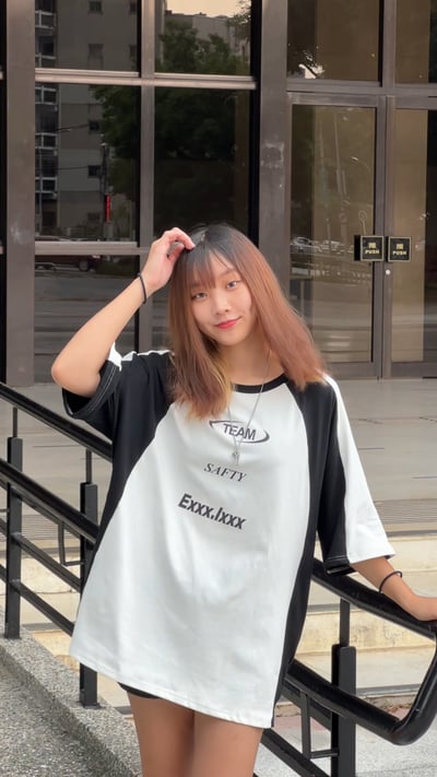 【現貨】美式撞色賽車風短T1