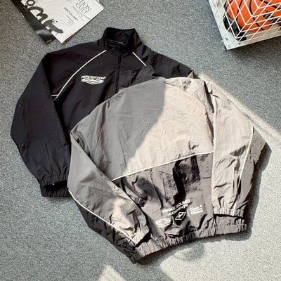 【現貨】PERCEPTION小立領拼接風衣外套11