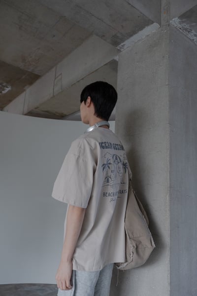 【現貨】陽光海岸雪糕甜筒印花短T5