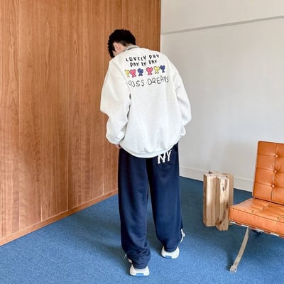 【現貨】CROSS DREAMS 愛心排列印花大學T5