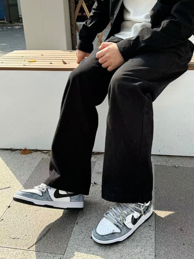【訂製款】Nike Dunk Low 裂影灰燼2