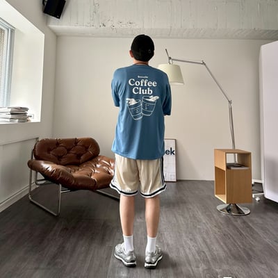 【現貨】咖啡俱樂部印花短T7