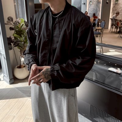 【小編已自留現貨】短寬尼龍運動MA1機能外套1