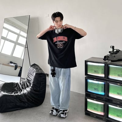 【現貨】LOS ANGELES 89 美式印花短T2