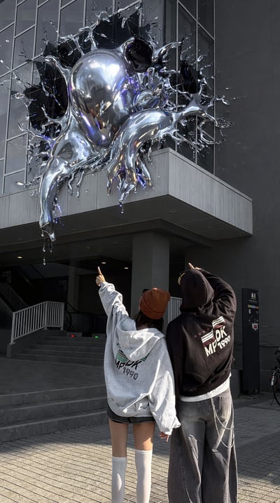 【現貨】街頭MPOK1990刷毛短寬連帽外套9