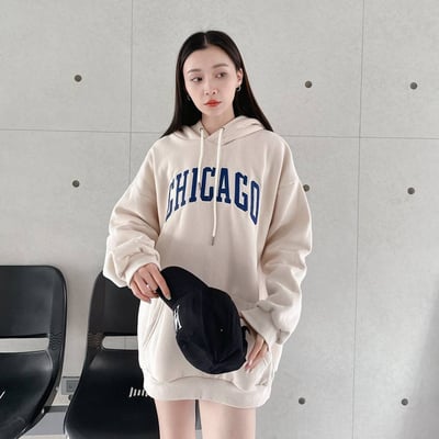 【現貨】電繡CHICAGO帽T3