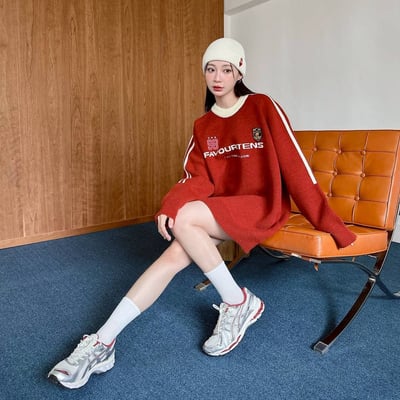 【現貨】FAVOURITENS 98撞色織帶毛衣11