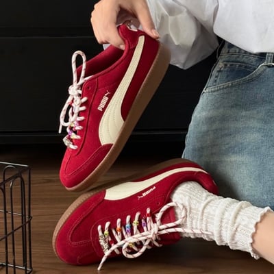 【新款!國外限定】Puma 9-T Suede 正紅 復古德訓鞋｜406756-041