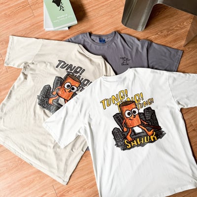 【現貨】TUNG TUNG TUNG SAHUR木頭人印花短T13