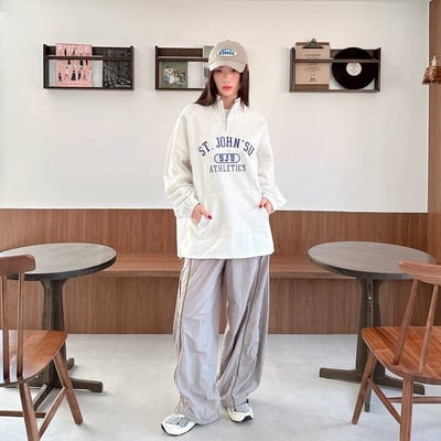 【現貨】ATHLETICS刺繡立領衛衣8